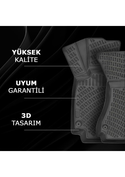 Audi A4 2023 Için Premium 3D Tasarım Kalite Paspas Seti