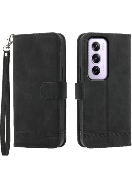 Oppo Oppo 12 Pro 5g Premium Bileklik Kart Yuvaları Nakit Cep Için Flip Case (Yurt Dışından)