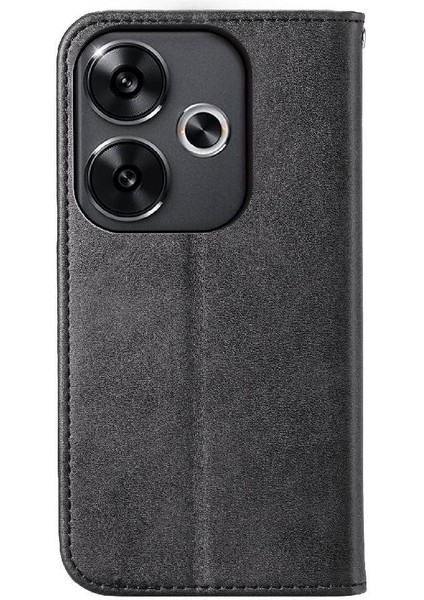 Xiaomi Poco F6 5g Cüzdan Için Flip Case El Kayışı Günlük Kullanım Eşkenar Dörtgen Şekli (Yurt Dışından)