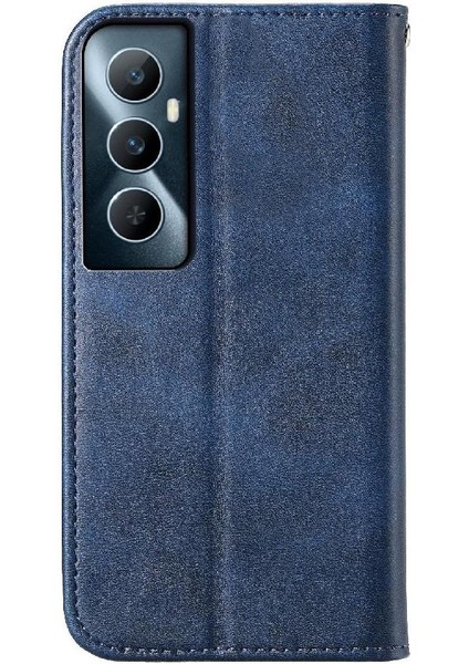 Realme C65 Eşkenar Dörtgen Şekli Günlük Kullanım Için Flip Case El Kayışı Standı Cüzdan (Yurt Dışından) fiyatları