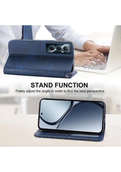 Realme C65 Eşkenar Dörtgen Şekli Günlük Kullanım Için Flip Case El Kayışı Standı Cüzdan (Yurt Dışından) indirimleri