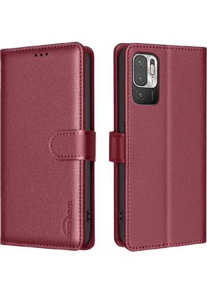 Xiaomi Poco M3 Pro Manyetik Pu Deri Rfıd Engelleme Cüzdan Için Flip Case (Yurt Dışından)
