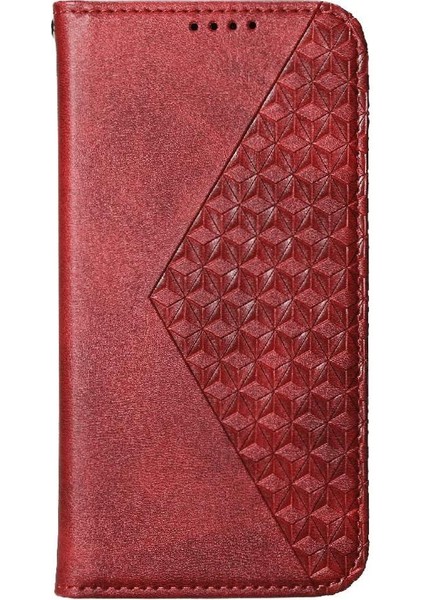 Oppo Oppo 12 Pro 5g Için Flip Case Standı El Kayışı Eşkenar Dörtgen Şekli Günlük Kullanım (Yurt Dışından)