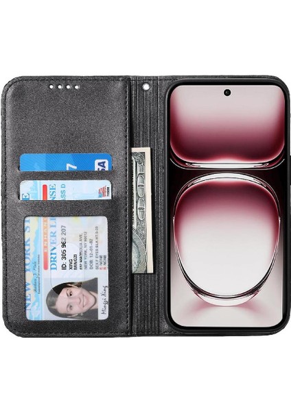 Oppo Oppo 12 Pro 5g Için Flip Case Standı El Kayışı Eşkenar Dörtgen Şekli Günlük Kullanım (Yurt Dışından)