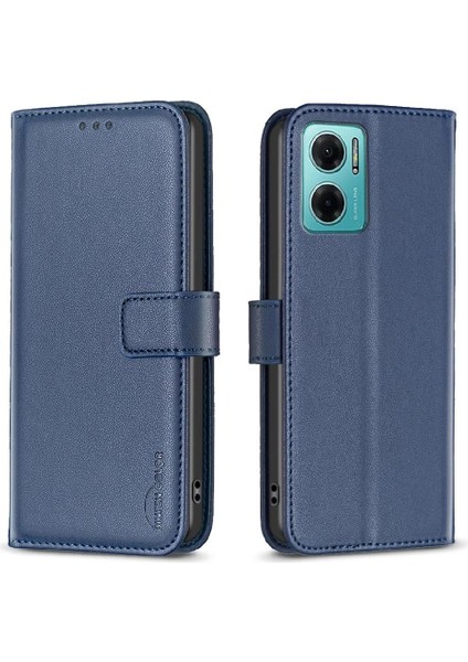 Xiaomi Redmi Not 11E Çoklu Kart Yuvası Için Flip Case Iş Deri Kılıf (Yurt Dışından)