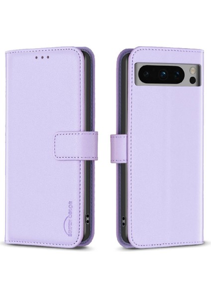 Google Pixel 8 Pro Çok Renkli Deri Kılıf Çoklu Kart Yuvası Için Flip Case (Yurt Dışından)