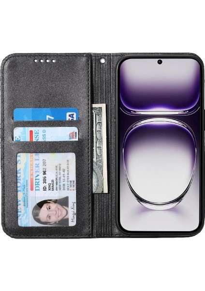 Oppo Oppo 12 5g Günlük Kullanım Için Flip Case Standı Cüzdan Eşkenar Dörtgen Şekli El (Yurt Dışından) modelleri
