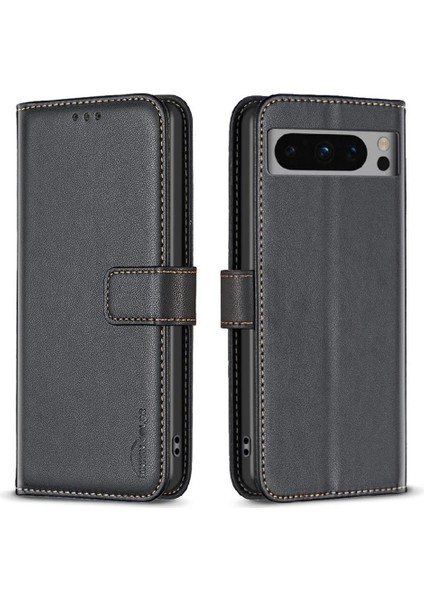 Google Pixel 8 Pro Çok Renkli Deri Kılıf Çoklu Kart Yuvası Için Flip Case (Yurt Dışından)