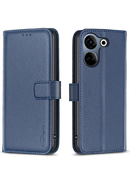 Tecno Camon 20 Pro 4g Deri Kılıf Iş Çoklu Kart Yuvası Için Flip Case (Yurt Dışından)