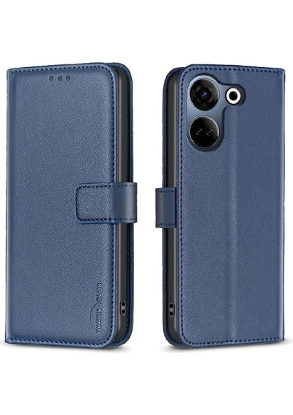 Tecno Camon 20 Cüzdan Iş Için Flip Case Çok Renkli Deri Kılıf Kartı (Yurt Dışından)