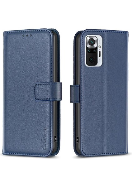Xiaomi Redmi Not 10 Için Flip Case Pro Max Deri Kılıf Cüzdan Çoklu Kart (Yurt Dışından)