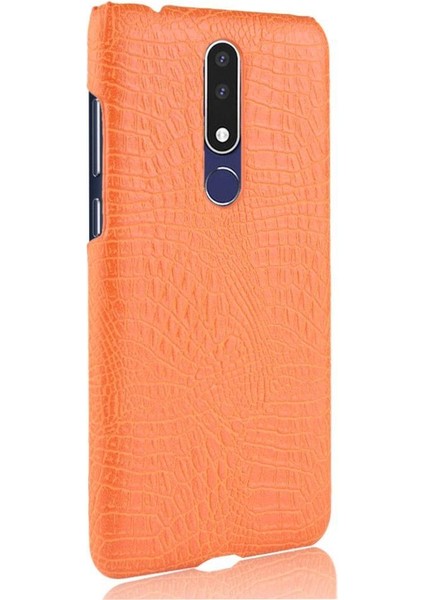 Nokia 3.1 Plus Anti Scratch Klasik Timsah Için Şık Klasik Kılıf (Yurt Dışından)