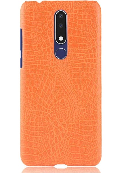 Nokia 3.1 Plus Anti Scratch Klasik Timsah Için Şık Klasik Kılıf (Yurt Dışından)