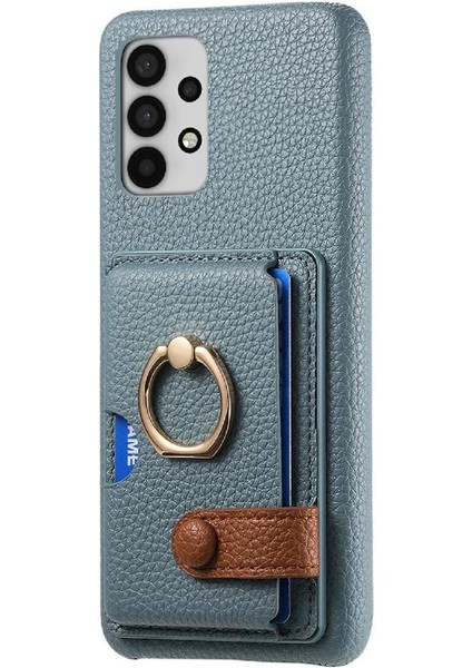 Samsung Galaxy A32 5g Premium Dokulu Deri Kart Yuvaları Halka (Yurt Dışından) indirimleri