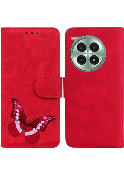 Oneplus Ace 3 Pro Için Flip Case Kelebek Flip Folio Kapak Cüzdan Renk (Yurt Dışından)