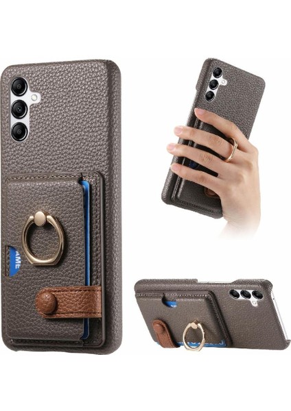 Samsung Galaxy A14 5g Halka Standı Kart Yuvaları Premium Dokulu (Yurt Dışından)