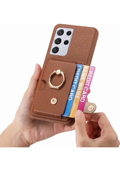 Samsung Galaxy S21 Ultra Kart Yuvaları Halka Standı Premium Dokulu (Yurt Dışından) fırsatları