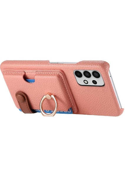 Samsung Galaxy A32 5g Premium Dokulu Deri Kart Yuvaları Halka (Yurt Dışından) fiyatları