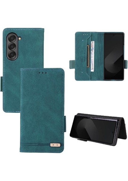 Toka ile Samsung Galaxy Z Flip 6 Kart Tutucu Kapak Için Flip Case (Yurt Dışından)