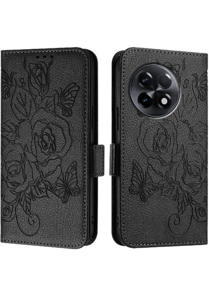 Oneplus 11R 5g Pu Deri Manyetik Cüzdan Kredi Kartı Yuvası ile Kılıf (Yurt Dışından)