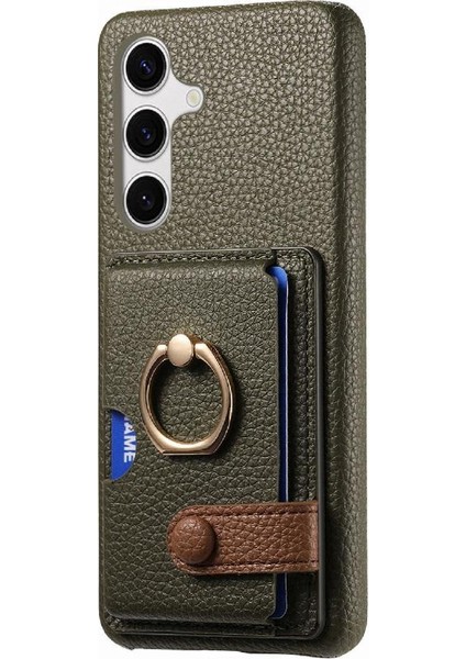 Samsung Galaxy S24 Artı Halka Standı Kart Yuvaları Premium Dokulu (Yurt Dışından) fiyatları
