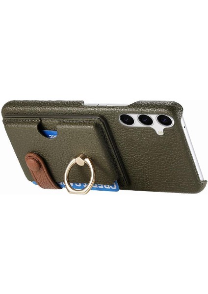 Samsung Galaxy S24 Artı Halka Standı Kart Yuvaları Premium Dokulu (Yurt Dışından) fırsatları