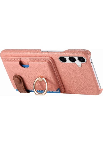 Samsung Galaxy S24 Artı Halka Standı Kart Yuvaları Premium Dokulu (Yurt Dışından) modelleri