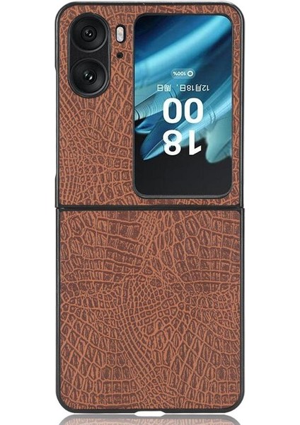 Oppo Bulmak Için Şık Klasik Durumda N2 Flip Anti Scratch Klasik Timsah (Yurt Dışından)