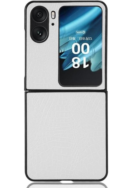 Oppo Bulmak Için Şık Klasik Durumda N2 Flip Anti Scratch Klasik Timsah (Yurt Dışından)