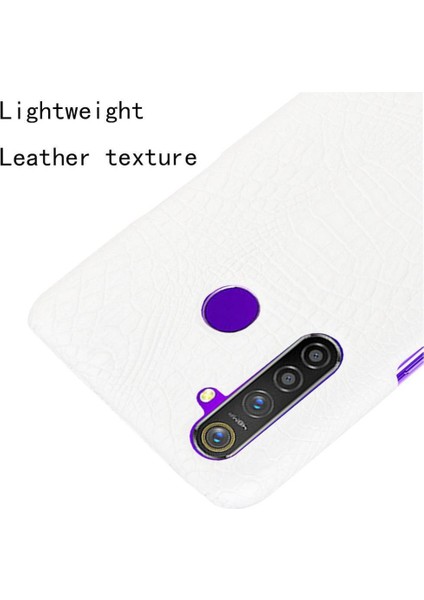 Realme Q/realme 5 Pro Uyumluluk Klasik Kapak Için Şık Klasik Kılıf (Yurt Dışından)