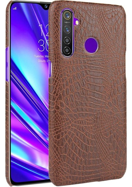 Realme Q/realme 5 Pro Uyumluluk Klasik Kapak Için Şık Klasik Kılıf (Yurt Dışından)