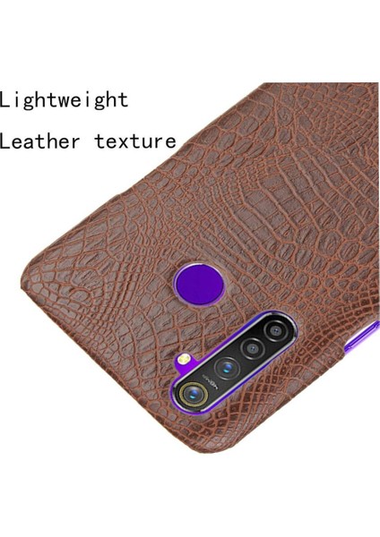 Realme Q/realme 5 Pro Uyumluluk Klasik Kapak Için Şık Klasik Kılıf (Yurt Dışından)