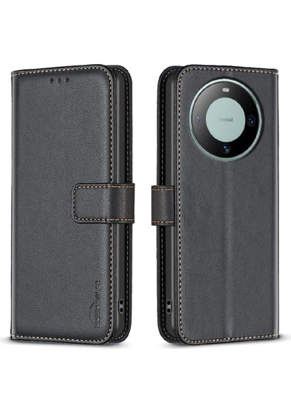 Huawei Mate 60 Çok Renkli Iş Deri Çanta Cüzdan Kartı Için Flip Case (Yurt Dışından) indirimleri