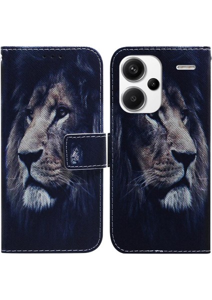 Xiaomi Redmi Not 13 Pro Artı Kart Yuvaları Pu Deri Için Flip Case (Yurt Dışından)