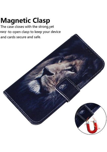 Xiaomi Redmi Not 13 Pro Artı Kart Yuvaları Pu Deri Için Flip Case (Yurt Dışından)