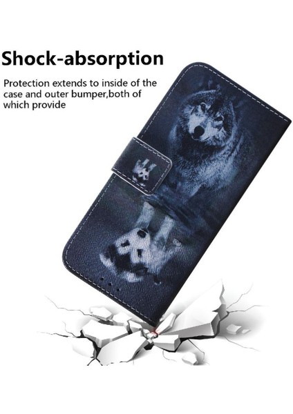 Xiaomi Redmi Not 13 Pro Artı Kart Yuvaları Pu Deri Için Flip Case (Yurt Dışından)