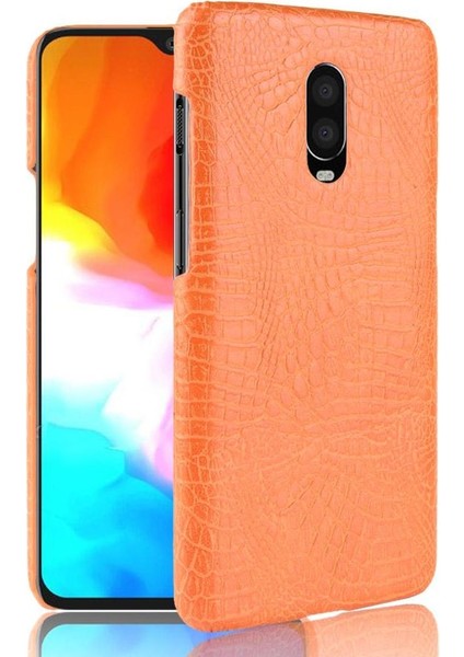 Oneplus 6t Klasik Timsah Moda Koruyucu Için Şık Klasik Kılıf (Yurt Dışından)