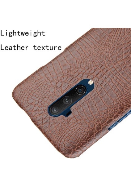 Oneplus 7t Pro Koruyucu Kapak Için Şık Klasik Kılıf Klasik Timsah (Yurt Dışından)