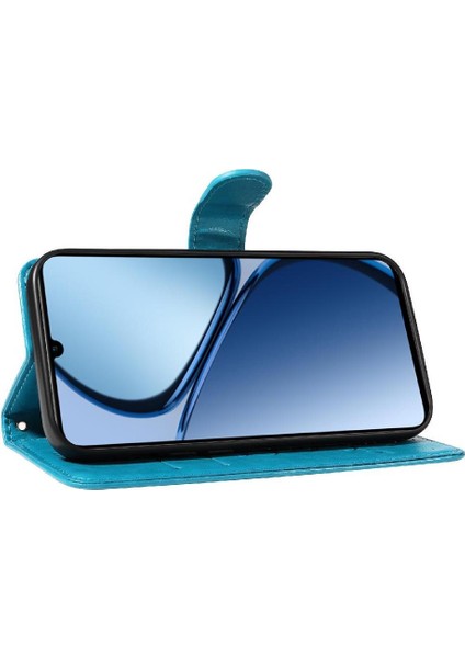 Realme C61 Kabartmalı Kelebek ve Kart Yuvası Cüzdan Telefon Kılıfı (Yurt Dışından) fırsatları