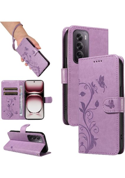 Oppo Oppo 12 Pro 5g ve Kart Yuvası Cüzdan Telefon Kılıfı Için Kılıf Yüksek Kalite (Yurt Dışından)