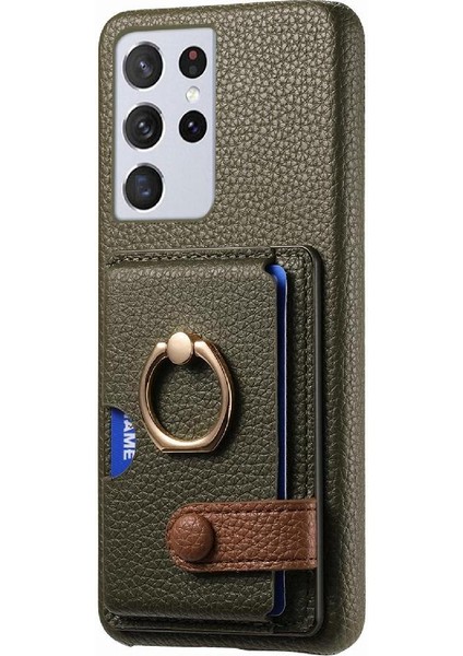 Samsung Galaxy S21 Ultra Kart Yuvaları Halka Standı Premium Dokulu (Yurt Dışından) fırsatları