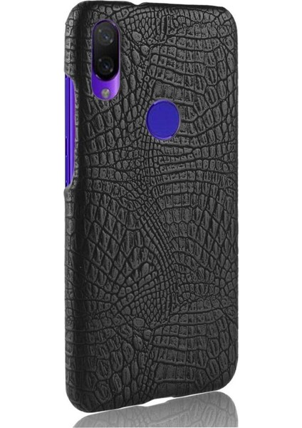 Xiaomi Redmi 7 Uyumluluk Klasik Timsah Için Şık Klasik Kılıf (Yurt Dışından)
