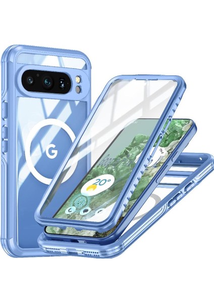 YH Mall Google Pixel 9 Pro Xl Pet Koruyucu Film Için Miracase Manyetik Kılıf (Yurt Dışından)