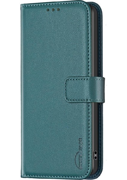 IPhone 13 Pro Çok Renkli Iş Cüzdanı Çoklu Kart Yuvası Için Flip Case (Yurt Dışından)