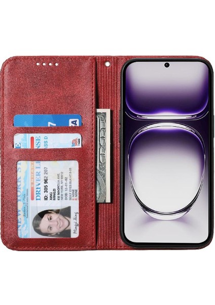 Oppo Oppo 12 5g Günlük Kullanım Için Flip Case Standı Cüzdan Eşkenar Dörtgen Şekli El (Yurt Dışından) modelleri