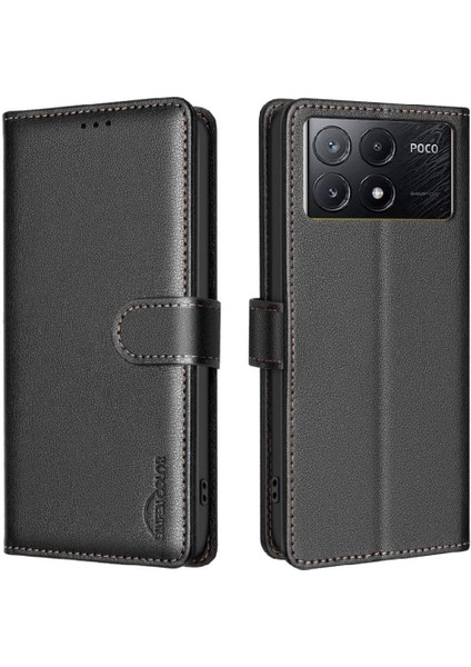 Xiaomi Redmi Krfid Rfıd Engelleme Manyetik Cüzdan Pu Deri Için Flip Case (Yurt Dışından)