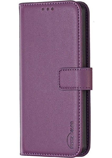 IPhone 14 Pro Çoklu Kart Yuvası Cüzdan Çok Renkli Deri Için Flip Case (Yurt Dışından)