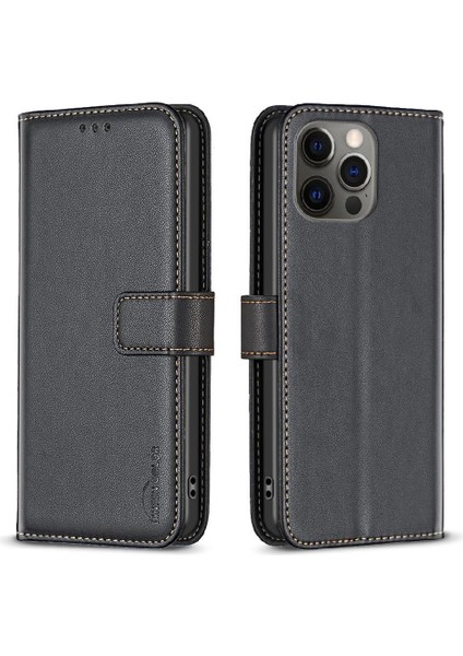 IPhone 12 Için Flip Case Pro Max Iş Deri Çanta Çok Renkli Cüzdan (Yurt Dışından)