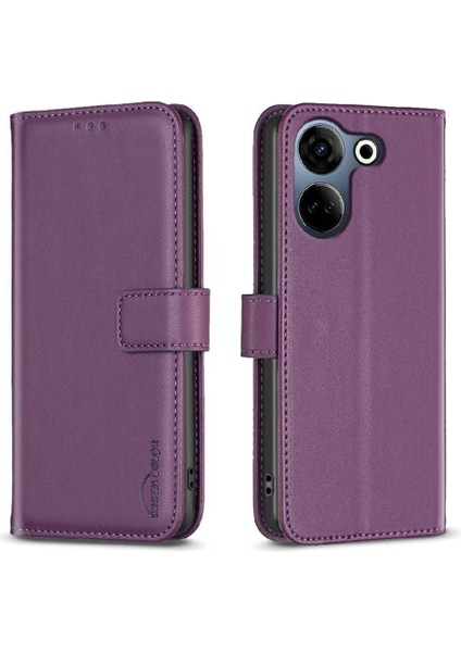 Tecno Camon 20 Cüzdan Iş Için Flip Case Çok Renkli Deri Kılıf Kartı (Yurt Dışından)