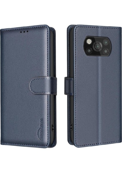 Xiaomi Poco X3 Nfc Cüzdan Manyetik Kart Tutucu Kickstand Pu Için Flip Case (Yurt Dışından)